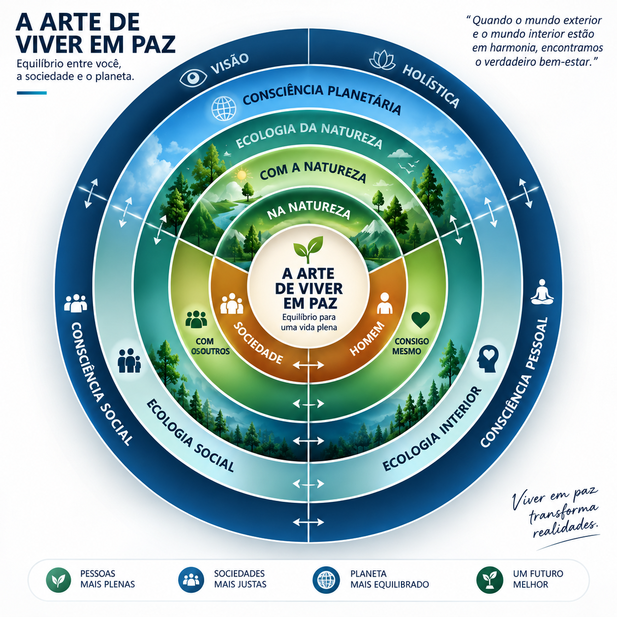 Representação das três ecologias